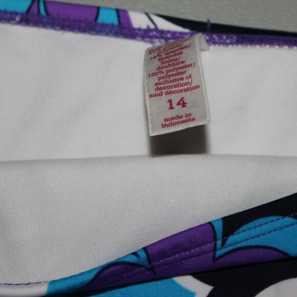 Multi Color 2 Pcs Justice Bikini Swimsuit Size 14 New - Picture 2 of 6